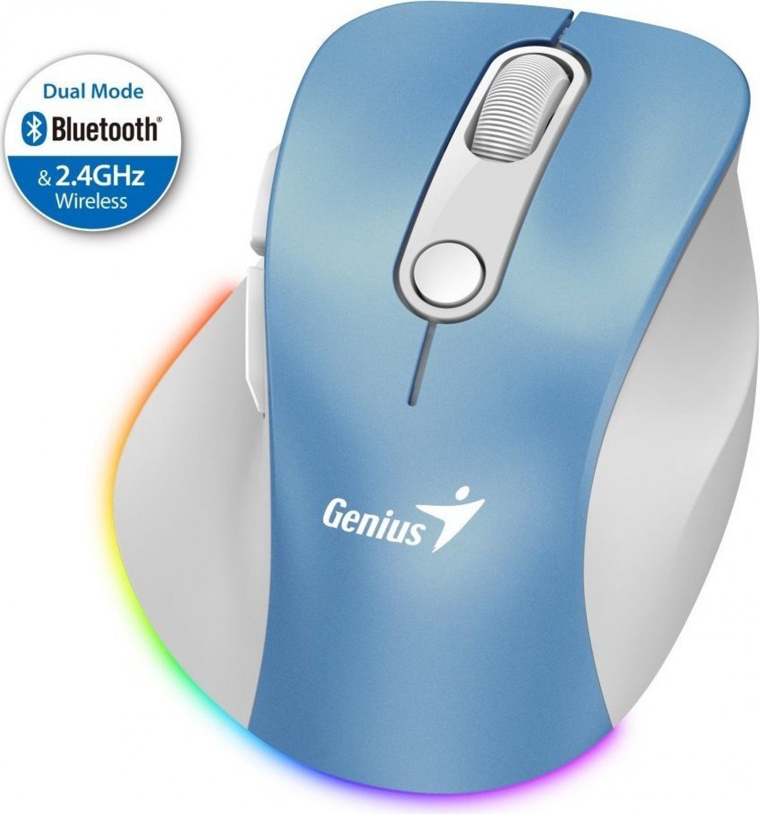 MOUSE USB MINI GENIUS ERGO 9000S PRO LIGHT BLUE MOUSE USB MINI GENIUS ERGO 9000S PRO LIGHT BLUE