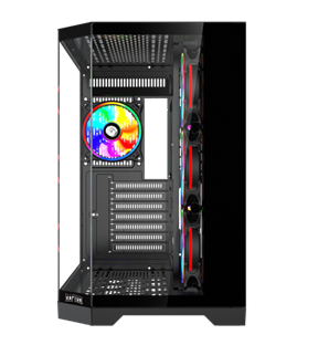 Gabinete Raptor Eclypse TG x2 Mid-Tower RGB Fan x4 (6711) - Imagen 2