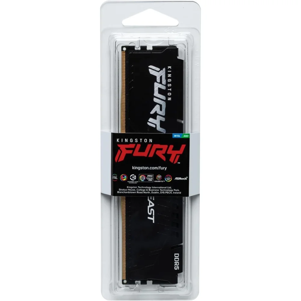DDR4 16GB KINGSTON 3600MHZ CL16 FURY BEAST BLACK