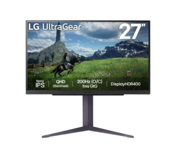MONITOR LG 27 GAMER 27GS85Q-B NANO IPS QHD 180 HZ