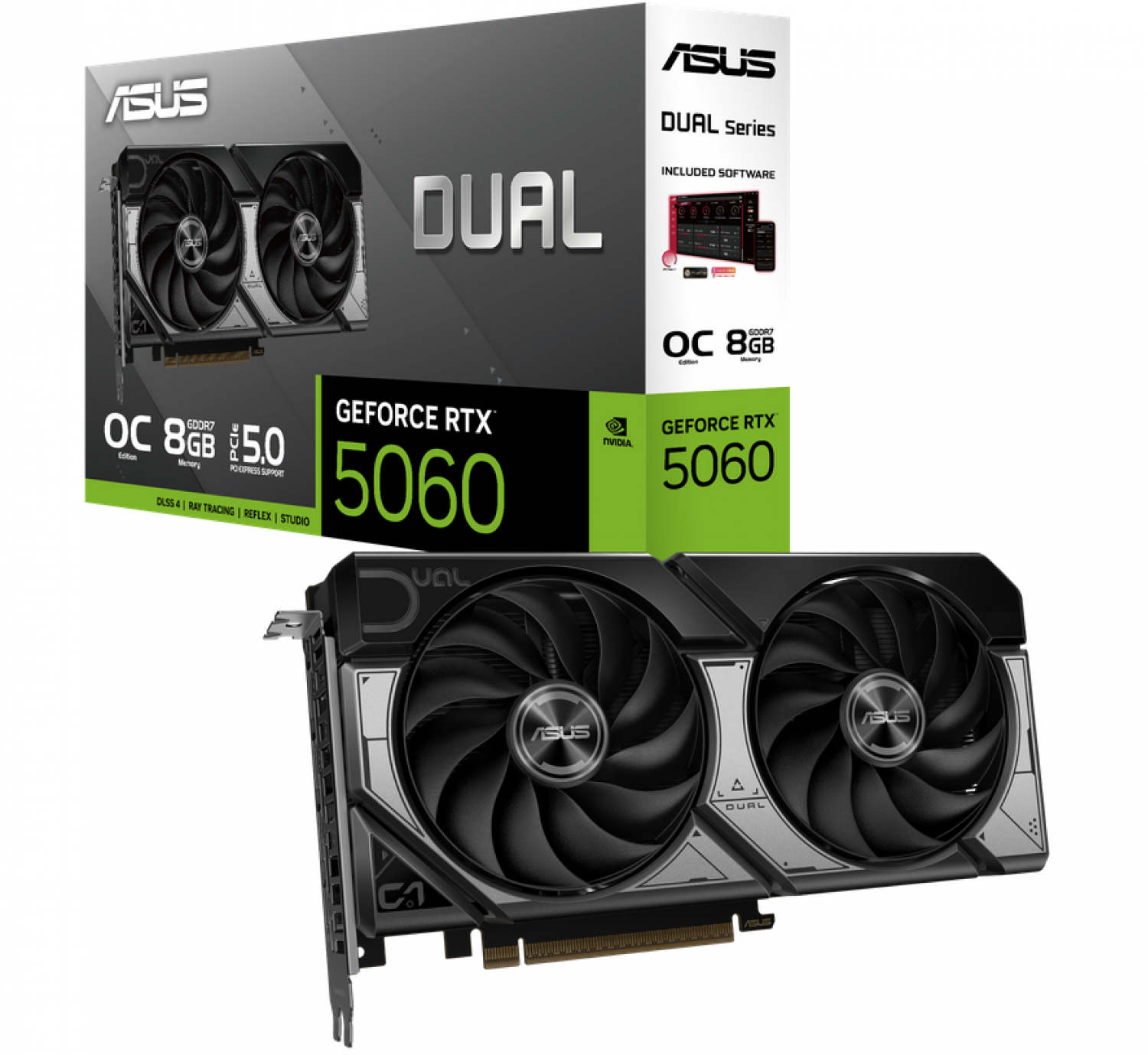ASUS GEFORCE RTX 5060 DUAL OC EDITION 8G