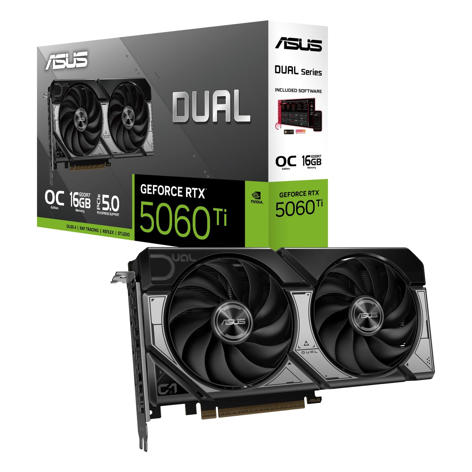 ASUS GEFORCE RTX 5060 Ti DUAL OC EDITION 16G