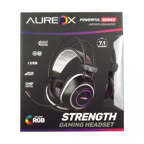 AURICULAR AUREOX HEADSET GAMER STRENGTH AURICULAR AUREOX HEADSET GAMER STRENGTH