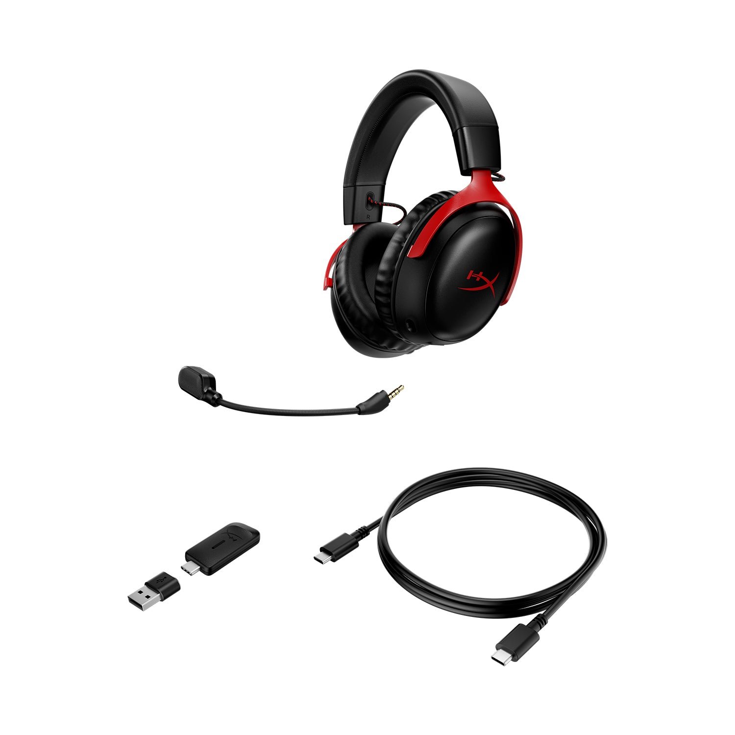 Auricular HyperX Cloud III Wireless Black/Red Auricular HyperX Cloud III Wireless Black/Red