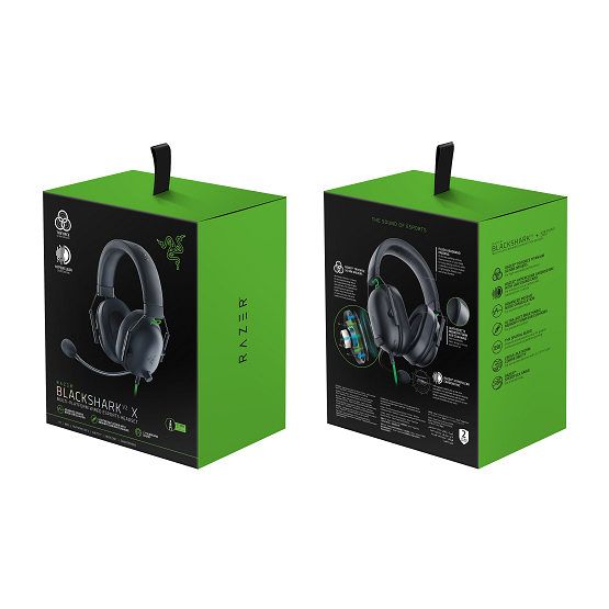 Auricular Razer BlackShark V2 X 7.1 Black (8402)