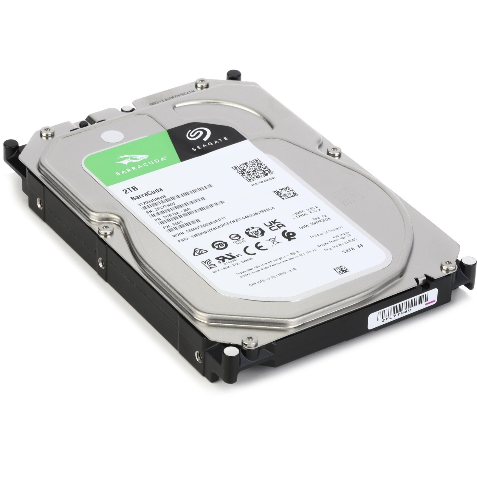 DISCO RIGIDO HDD 2TB SEAGATE BARRACUDA SATA3 64MB 7200 RPM ST2000DM005