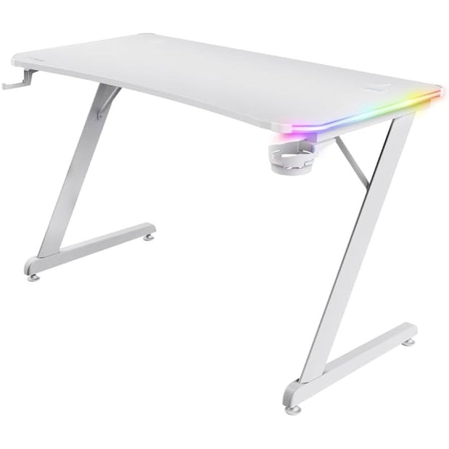 ESCRITORIO TRUST GXT709W LUMINUS RGB WHITE