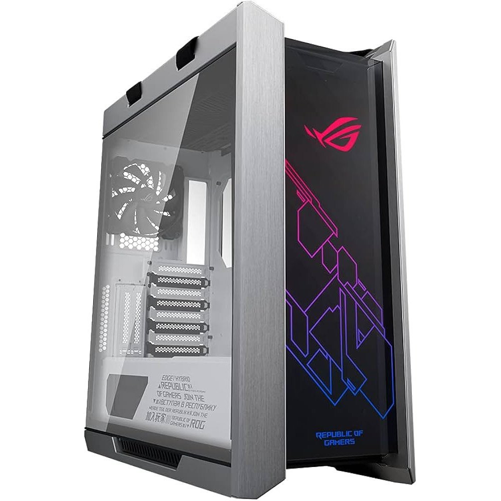 GABINETE GAMER ASUS GX601 ROG STRIX HELIOS WHITE EDITION