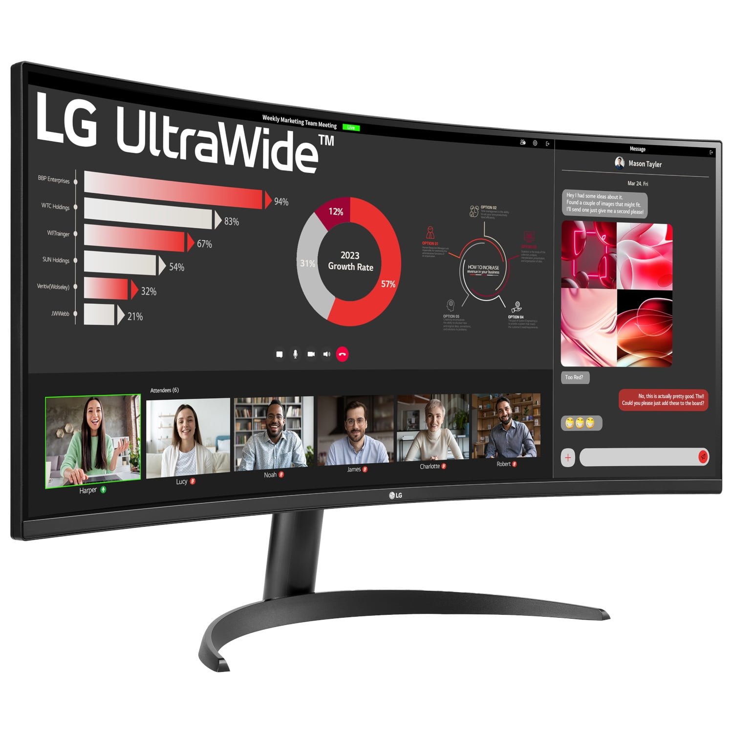 MONITOR LG 34 CURVO ULTRAWIDE 34WR50QK WQHD 100 Hz (II)