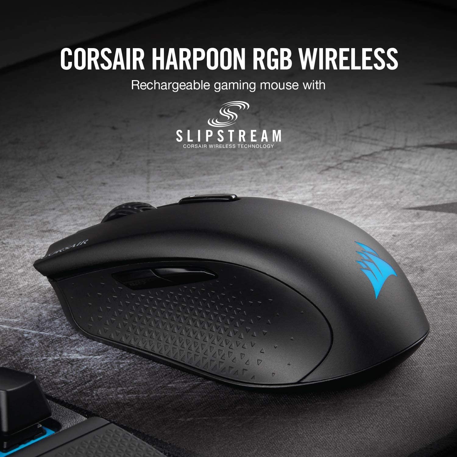 Mouse Corsair Harpoon RGB Wireless Slipstream (0750) - Imagen 2