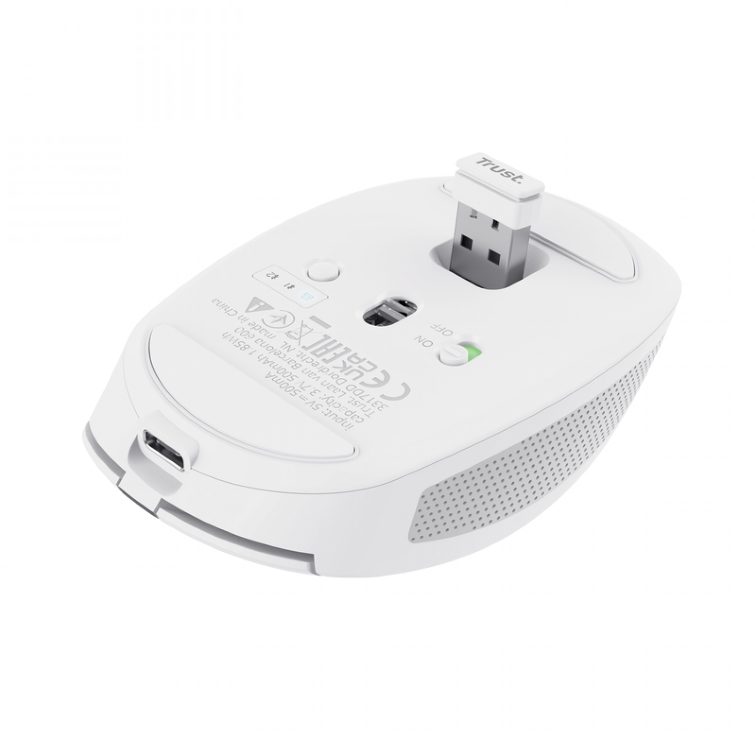 MOUSE TRUST OZAA COMPACT WIRELESS WHITE - Imagen 3