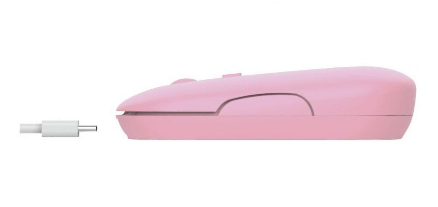 MOUSE TRUST PUCK WRL RECARGABLE PINK - Imagen 2