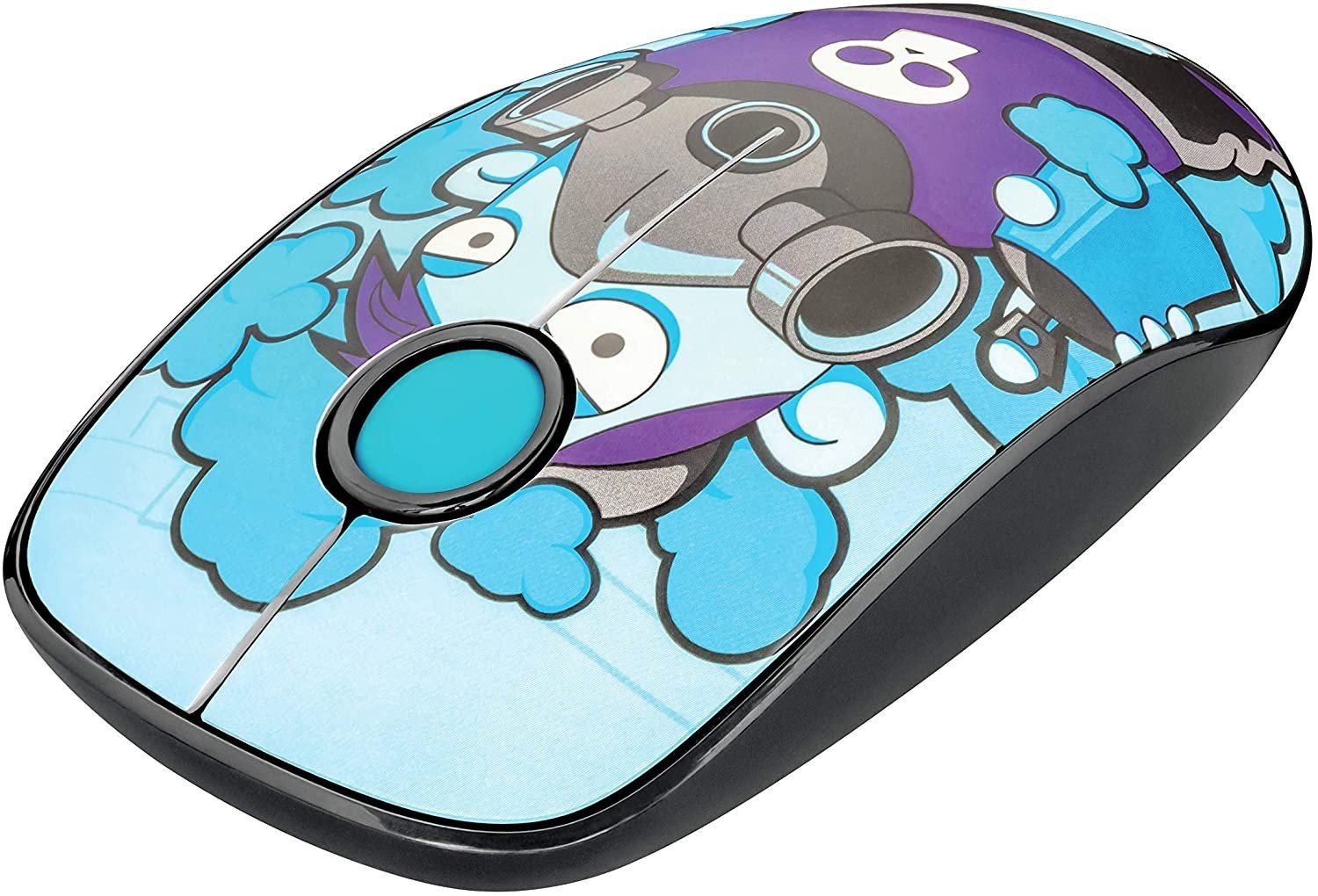 MOUSE TRUST SKETCH SILENT WIRELESS BLUE - Imagen 2