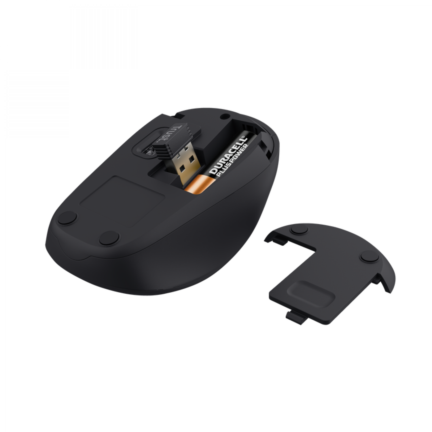 MOUSE TRUST YVI WIRELESS ECO BLACK - Imagen 3