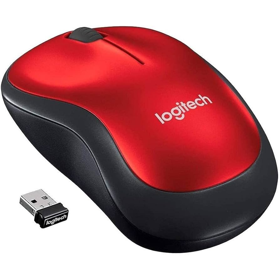 Mouse Logitech Wir M185 Red 910-003635 Mouse Logitech Wir M185 Red 910-003635