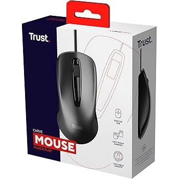 MOUSE TRUST CARVE WIRED