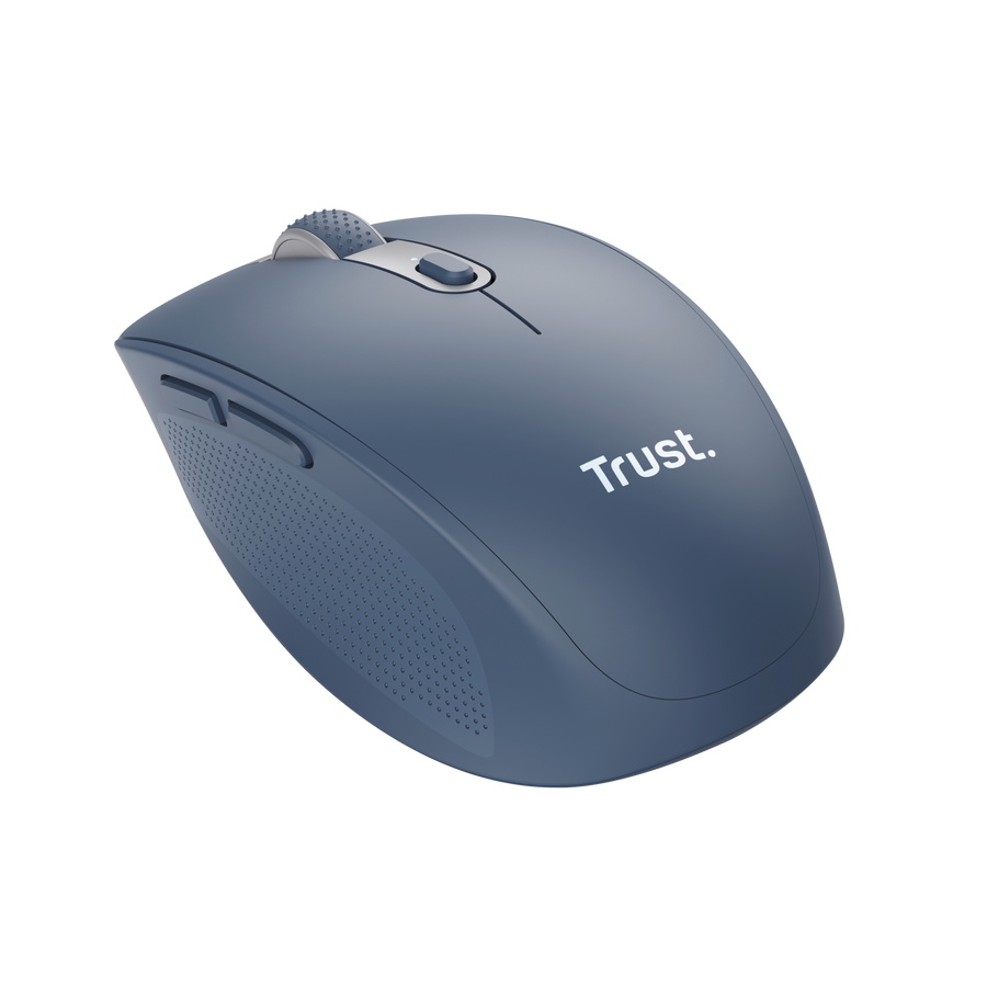 MOUSE TRUST OZAA COMPACT WIRELESS BLUE - https://enjoycomputer.com.ar