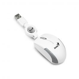 MOUSE UB MINI RETRACTIL GENIUS MICRO TRAVELLER WHITE