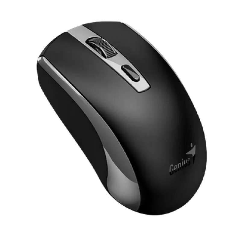 MOUSE WIRELESS RECARGABLE GENIUS ECO-8150 BLACK GREY