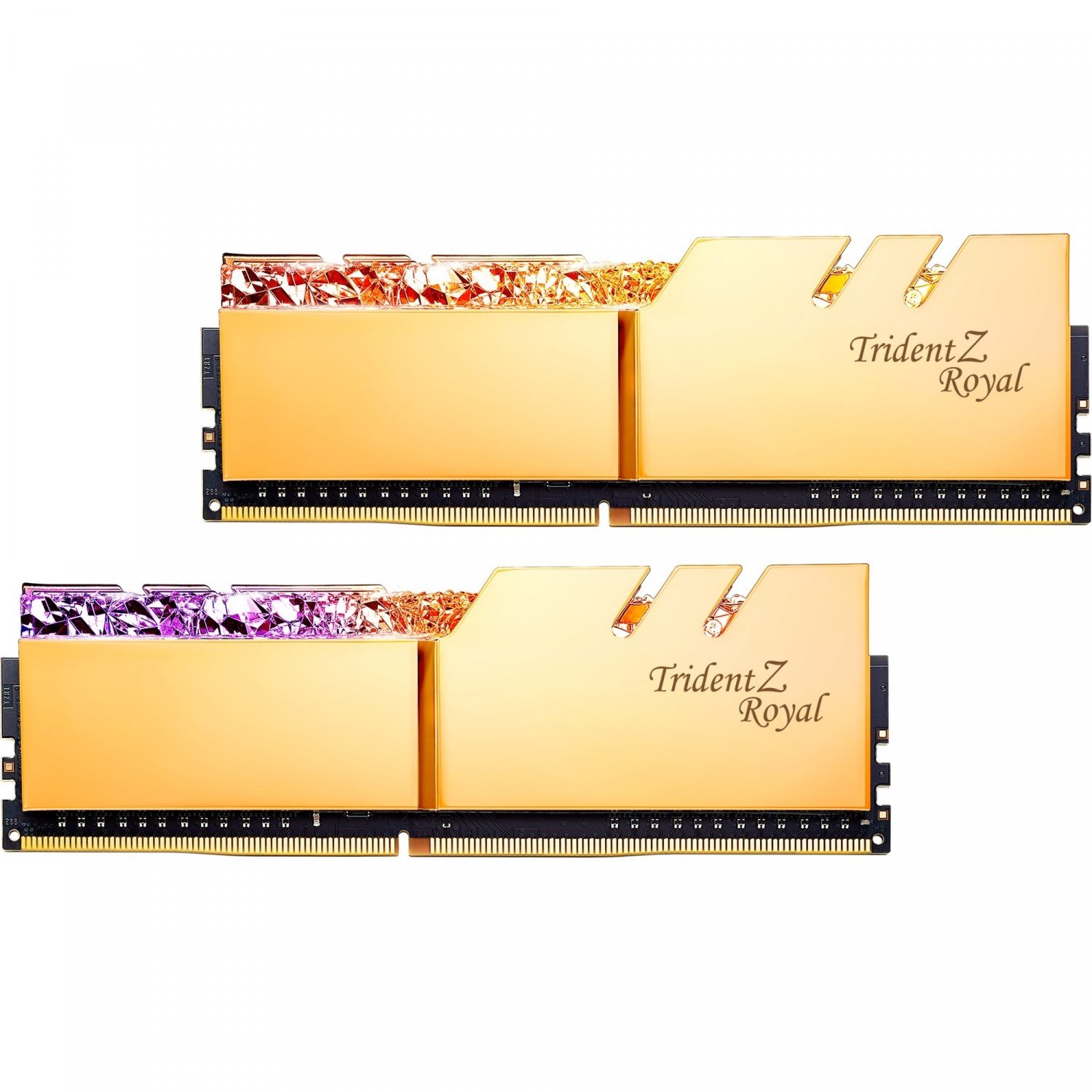MEMORIA GSKILL TRIDENT Z ROYAL DDR4 16 GB 3600 RGB GOLD 2X8 1.35 MEMORIA GSKILL TRIDENT Z ROYAL DDR4 16 GB 3600 RGB GOLD 2X8 1.35