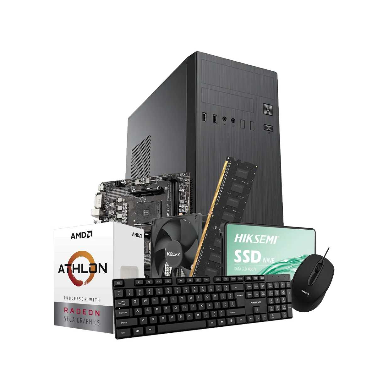 PC ARMADA KELYX AMD ATHLON 3000G 8GB RAM 240GB SSD SIN SO