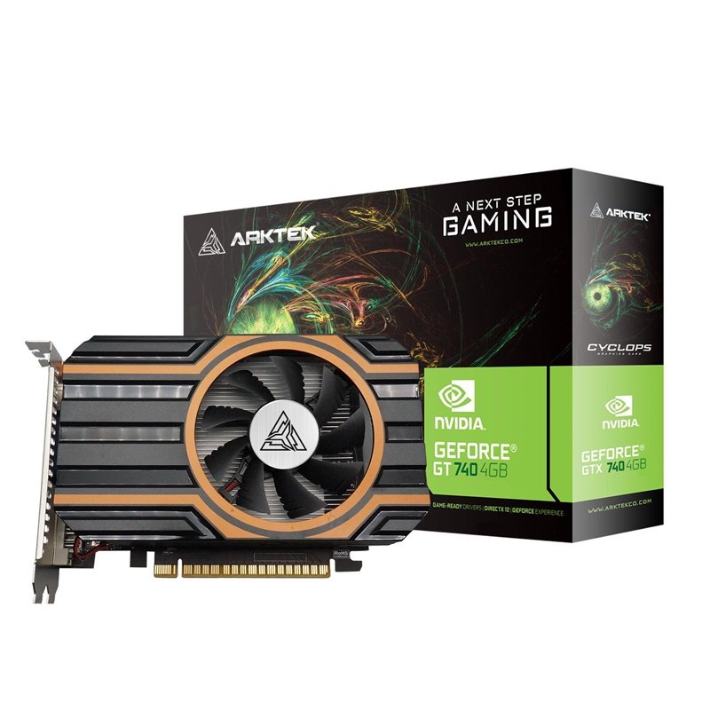 PLACA DE VIDEO ARKTEK NVIDIA GEFORCE GT 740 4GB SINGLE FAN