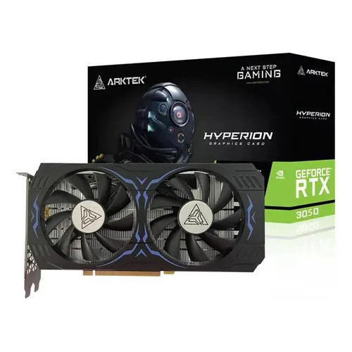 PLACA DE VIDEO ARKTEK RTX 3050 6GB 128 BIT TWIN FAN