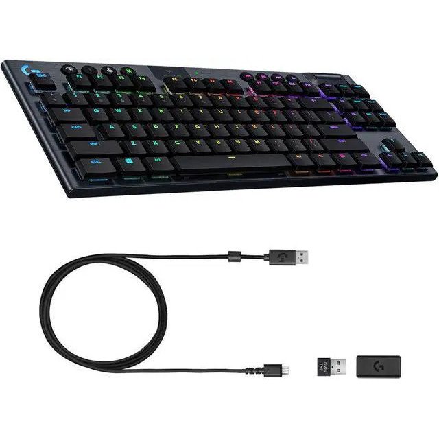 TECLADO LOGITECH G915 TKL BLACK MECH RGB WIFI 920-009495 - https://enjoycomputer.com.ar