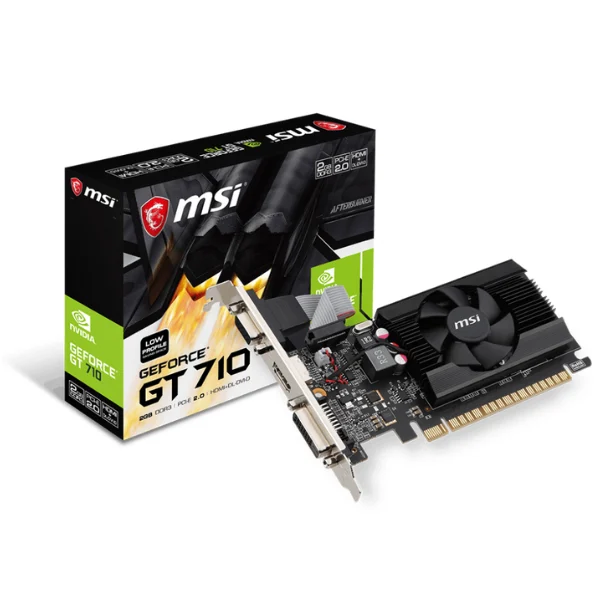 PLACA DE VIDEO MSI NVIDIA GEFORCE GT 710 2G LP DDR3