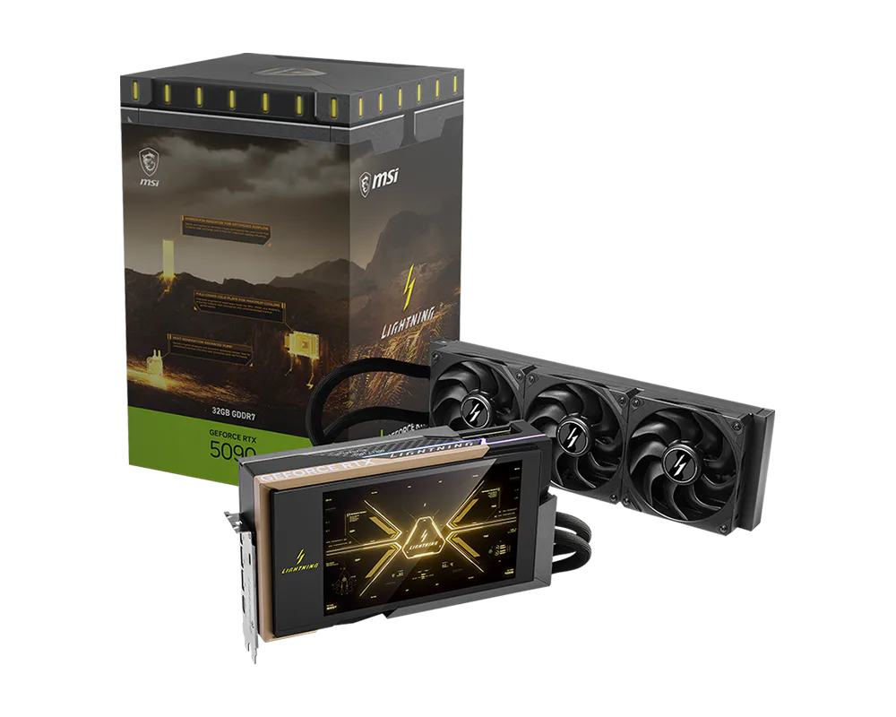 PLACA DE VIDEO MSI NVIDIA GEFORCE RTX 5090 32GB LIGHTNING Z