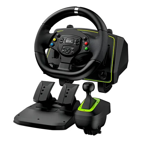 Volante Genius Speed Master X2 con palanca de cambios (Vibración 1080°)